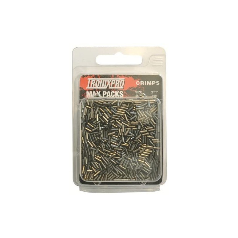 SLEEVES Crimps PACK DE 500 pcs - TRONIXPRO 5mm 0.8 x 5mm