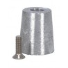 ANODE EMBOUT ARBRE D.22-25 mm ZINC 