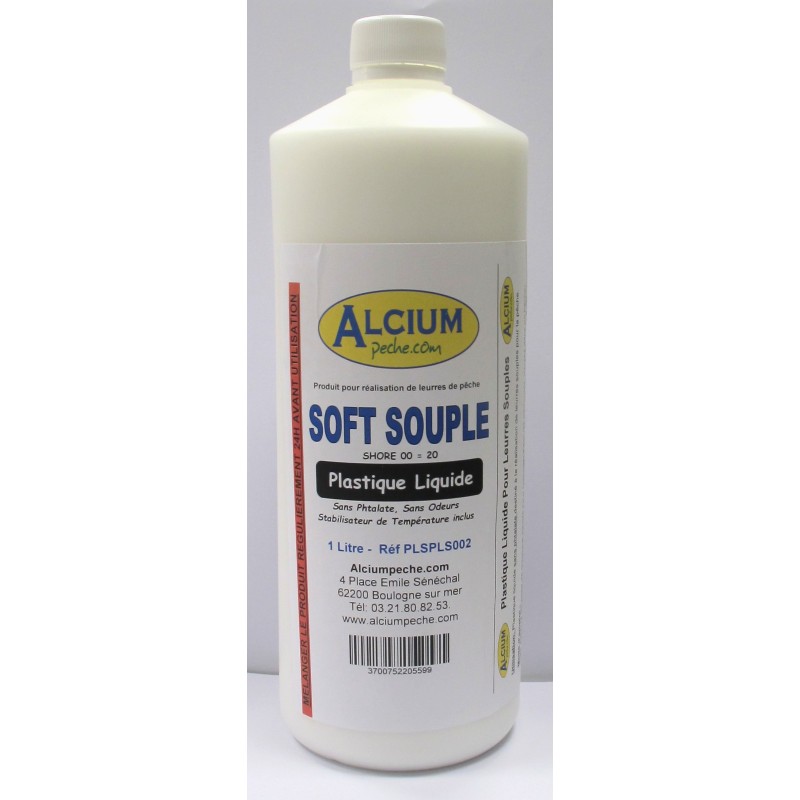 Bouteille de Plastique liquide 1L - Souple Soft - en stock - Plastique leurre Liquide 
