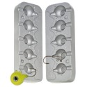 MOLDE DE PLOMOS  TETES PLOMBEES FIRE BALL 25-30-35-40-45 GRS - MOU222
