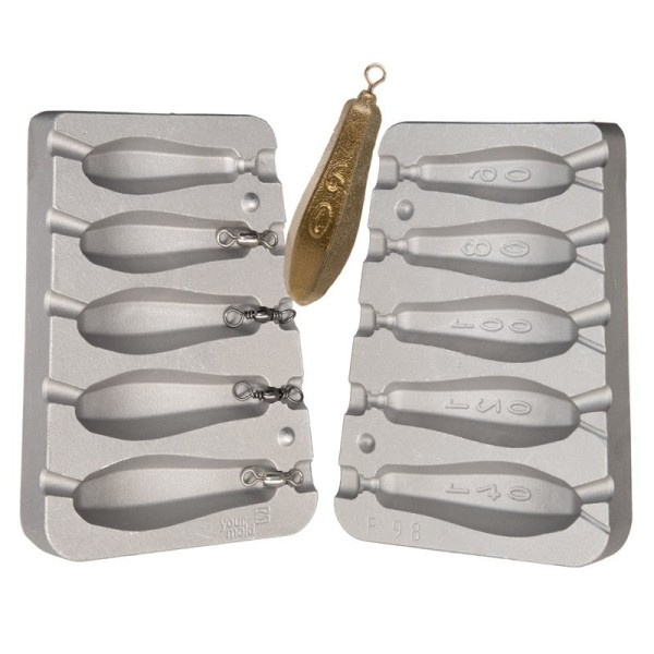Moules alciumpeche Moule A PLOMBS Ailette Perce 20 40 60 80 GRS   MOU017