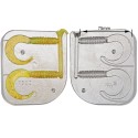 MOLDE SEСUELO SUAVE ALU VIRGULE 2 X 75mm - MOU522