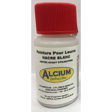 Peinture Leurre - NACRE BLANC 60 ml pour aérographe AERO626