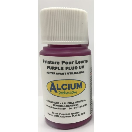 Peinture Leurre - PURPLE FLUO UV 60 ml pour aérographe AERO632