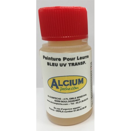 Peinture Leurre - BLEU UV TRANSPARENT 60 ml pour aérographe AERO615