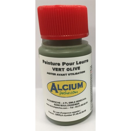 Peinture leure - VERT OLIVE 60 ml pour aérographe AERO639