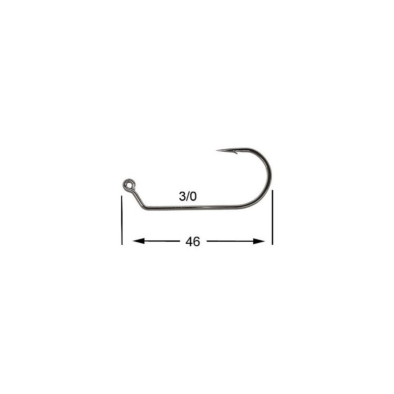 HAMECON VMC JIG ROND 7161 TI  3/0 boite de 50