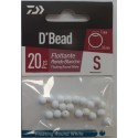 PERLE DAIWA RONDE FLOTTANTE BLANCHE S DIAM 6MM