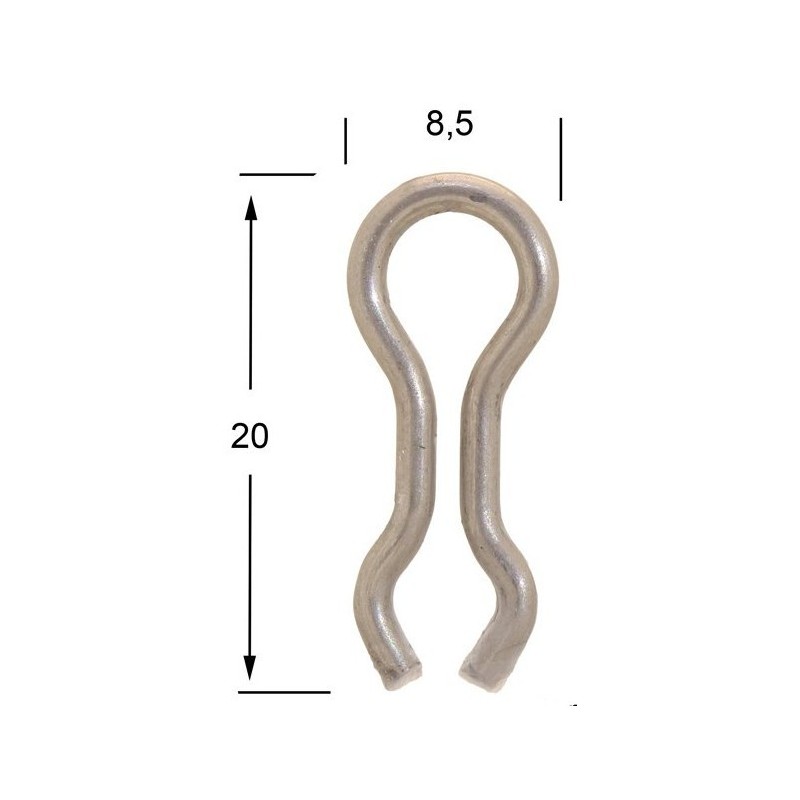 Attaches A2 par 100 - MOU7202 - pour moules à plombs