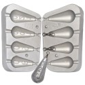 MOLDE DE PLOMOS POIRE 80-90-100-120 GRS - MOU113
