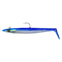 LEURRE SAVAGEAR SANDEEL V2 15.5CM 46G SINKING BLUE PEARL SILVER 2+1 