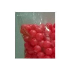 Sachet de 50 Perles 8 mm fire red pour Plombs Débrayables - en stock - Perles