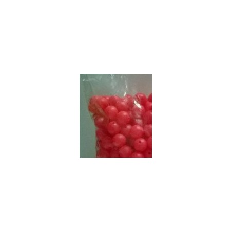 Sachet de 50 Perles 8 mm fire red pour Plombs Débrayables - en stock - Perles