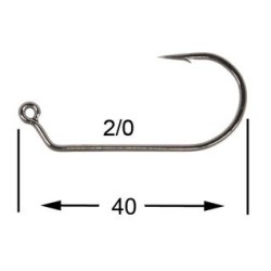 HAMECON VMC JIG ROND 7161BN-TI X10 2/0 sachet de 10