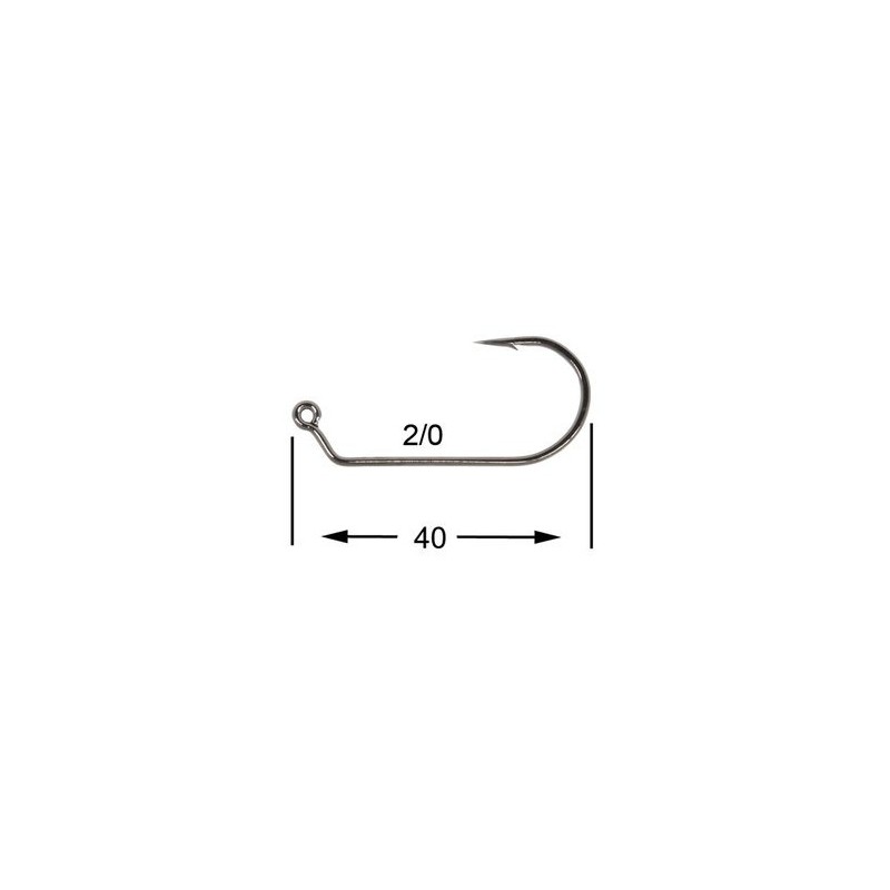 HAMECON VMC JIG ROND 7161BN-TI X10 2/0 sachet de 10