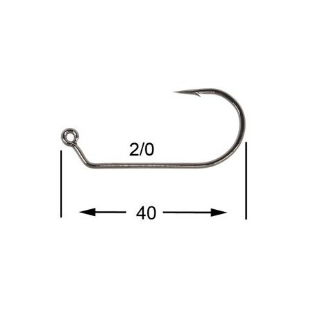 HAMECON VMC JIG ROND 7161BN-TI X10 2/0 sachet de 10