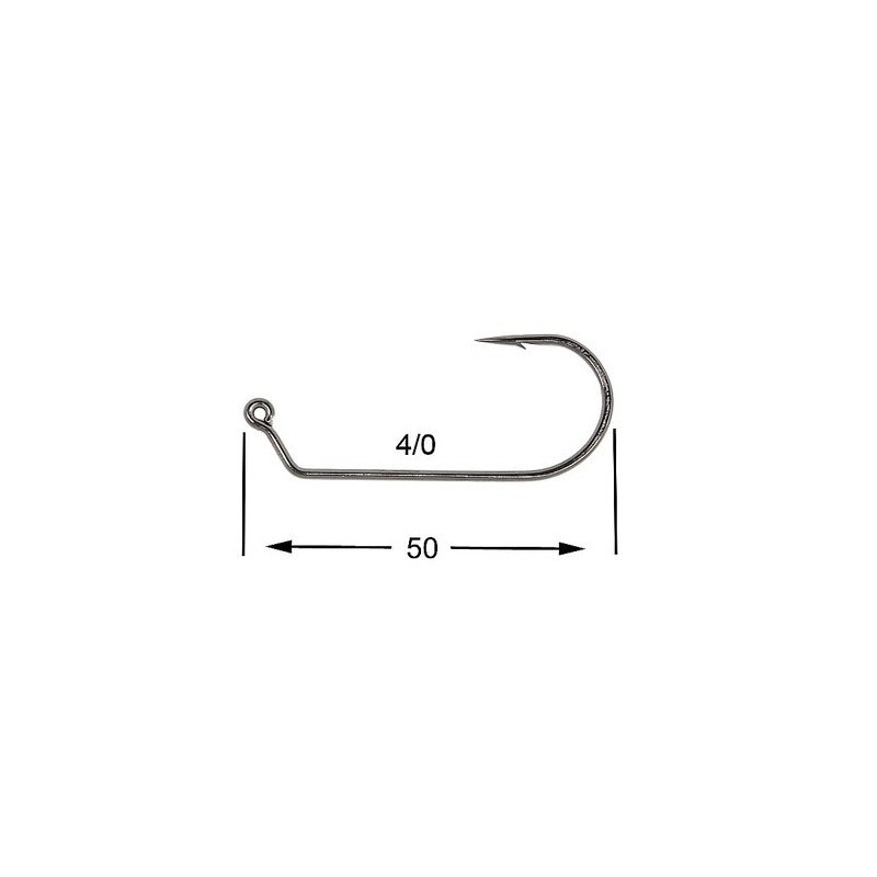 HAMECON VMC JIG ROND 7161BN-TI X10 4/0 sachet de 10