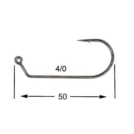 HAMECON VMC JIG ROND 7161BN-TI X10 4/0 sachet de 10