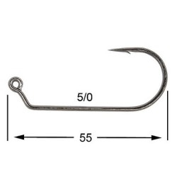 HAMECON VMC JIG ROND 7161BN-TI X10 5/0 sachet de 10