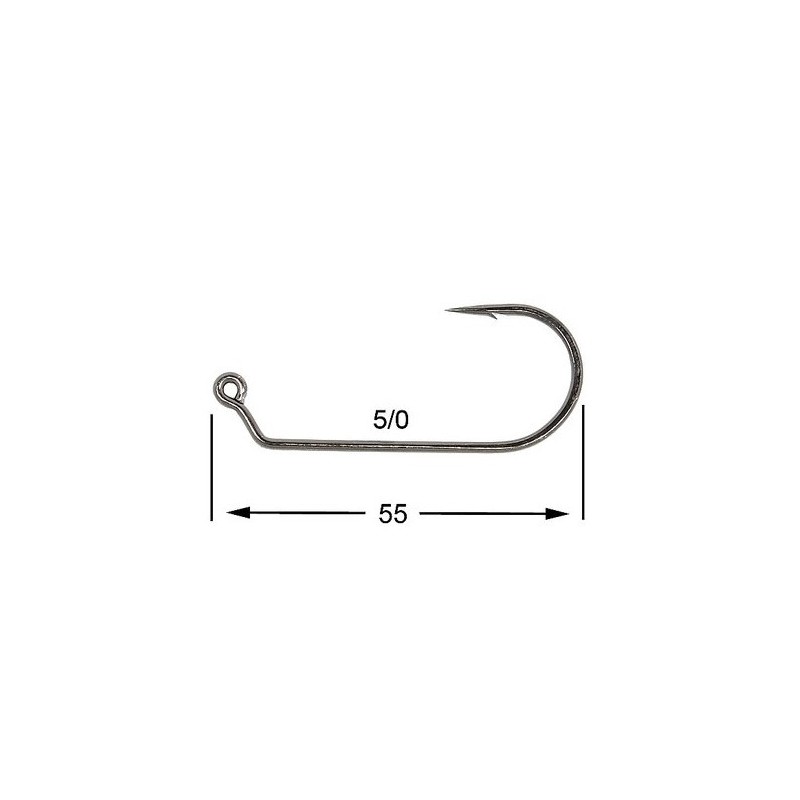 HAMECON VMC JIG ROND 7161BN X10 5/0 sachet de 10