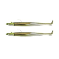 Double Combo CRAZY PADDLE TAIL Off Shore 20g Kaki FIIISH