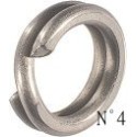 ANNEAUX BRISES RENFORCES SPLIT RING MEDIUM 4 SILVER V 50lb – DECOY