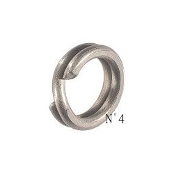 ANNEAUX BRISES RENFORCES SPLIT RING MEDIUM 4 SILVER V 50lb