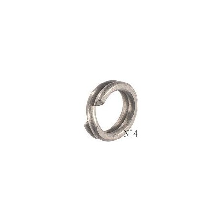 ANNEAUX BRISES RENFORCES SPLIT RING MEDIUM 4 SILVER V 50lb