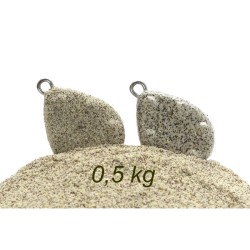 PACK REVETEMENT PLOMB - Gros Grain SABLE - GRAVIER 500 grs  POUDRE PLASTIFIANT