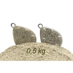 PACK REVETEMENT PLOMB - Gros Grain SABLE - GRAVIER 500 grs  POUDRE