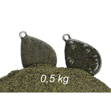 PACK REVETEMENT PLOMB - Gros Grain CAMOUFLAGE 500grs POUDRE PLASTIFIANT 