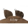 PACK REVETEMENT PLOMB - Gros Grain MARRON 500 grs POUDRE PLASTIFIANT