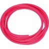 TUBE CAOUTCHOUC A ANGUILLON 5x7MM 3 METRES ROSE FLUO