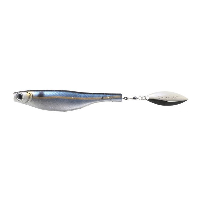 DARTSPIN PRO WEEDLESS 7 BLUE BACK SILVER monté x1