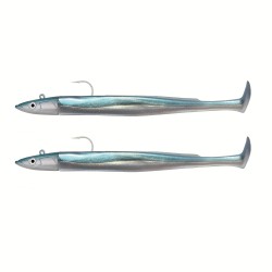 Leurre Fiiish CRAZY PADDLE TAIL 120 Double Combo Offshore - 20g - Pearl Blue - C