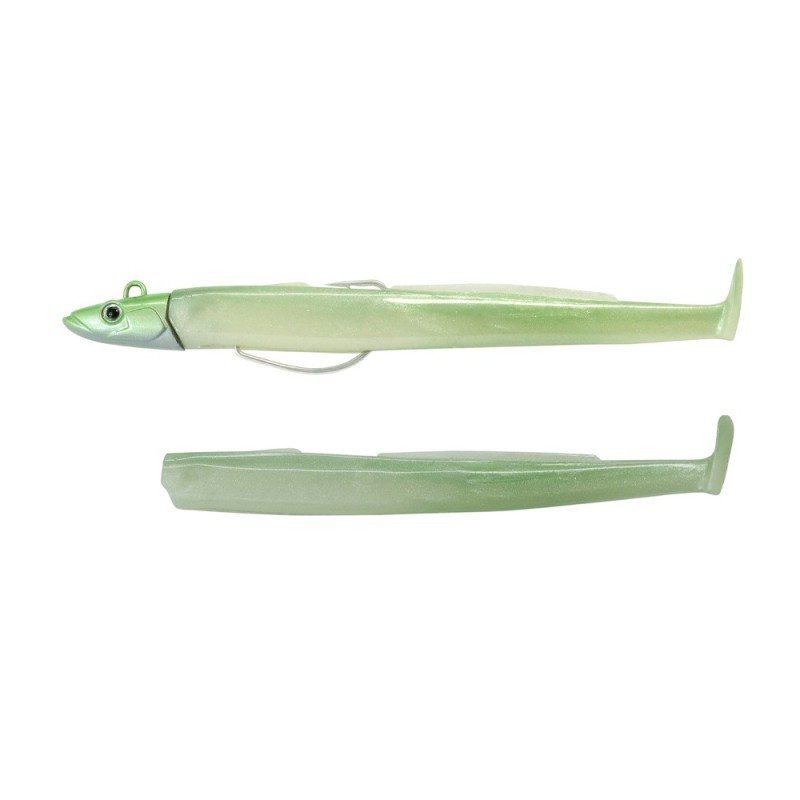 Leurre FIIISH Black Eel 150 - Combo Shore + corps - 20g - Pearl Green - BE150