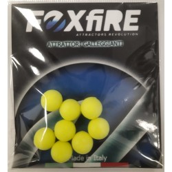 PERLE FOXFIRE RONDE 8,5mm JAUNE sachet de 8