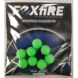 PERLE FOXFIRE RONDE 8,5mm VERT  sachet de 8