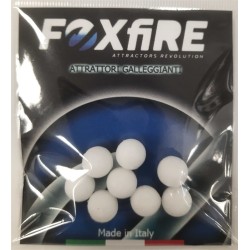 PERLE FOXFIRE RONDE 8,5mm BLANC sachet de 8