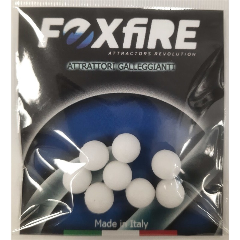 PERLE FOXFIRE RONDE 8,5mm BLANC