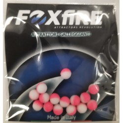 PERLE FOXFIRE RONDE 6,5mm BLANC/ROSE