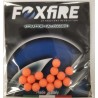 PERLE FOXFIRE RONDE 6,5mm ORANGE sachet de 12
