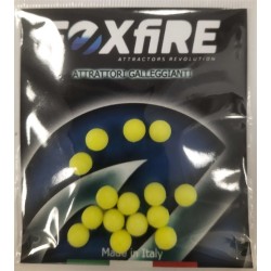 PERLE FOXFIRE OVALE 6,5mm JAUNE SACHET DE 8