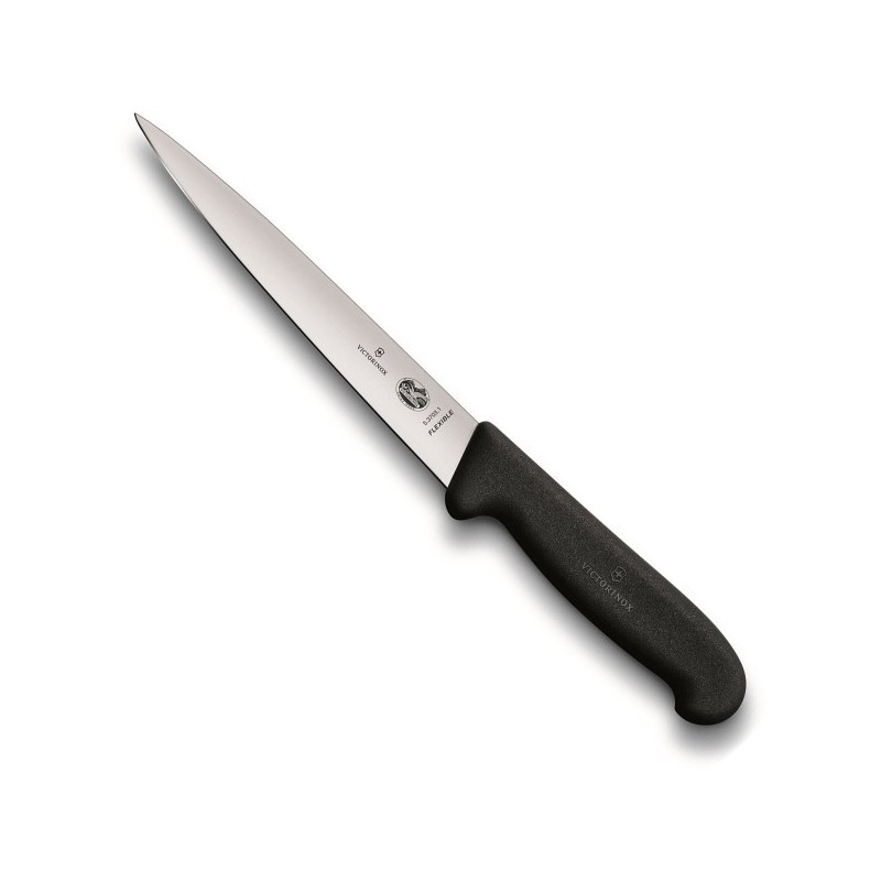 COUTEAU A FILET-DENERVER  VICTORINOX  5 3703 16 NOIR 16 CM