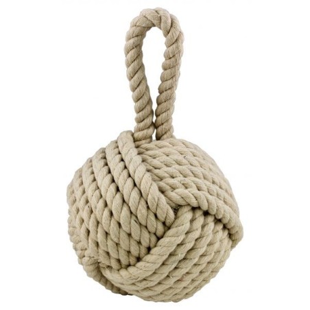 BOULE DE TOULINE BEIGE COTON 27X15X15CM