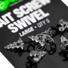 Korda - Micro Ring Swivel Bait Screw Large (5pcs)