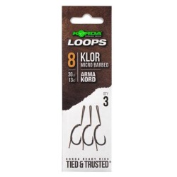 Korda - Loop Rigs Klor 8 30lb SACHET DE  3