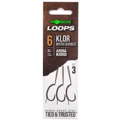 Korda - Loop Rigs Klor 6 30lb SACHET DE  3