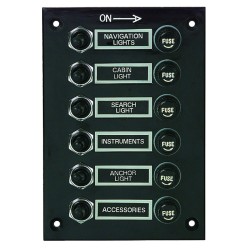 TABLEAU ELECTRIQUE ETANCHE 6 POSITIONS