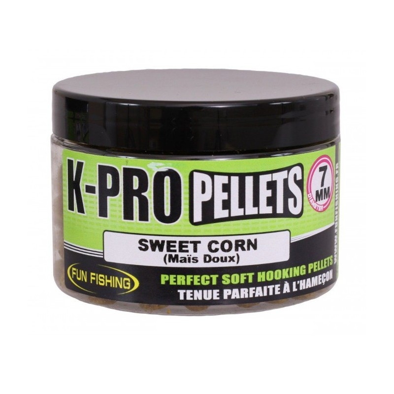 K-Pro Pellets - 60gr - 7mm - Hemp & Bun Spice FUN FISHING